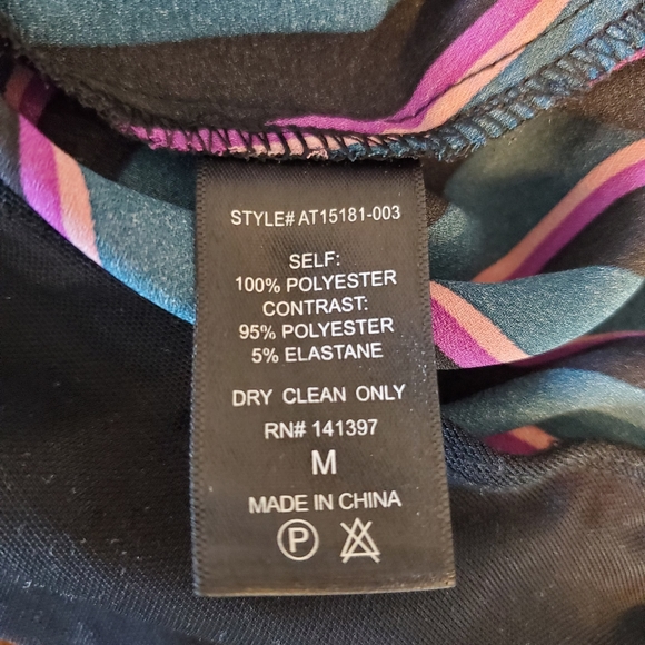 Astr The Label Stripe Wrap Bodysuit Top - Picture 8 of 8